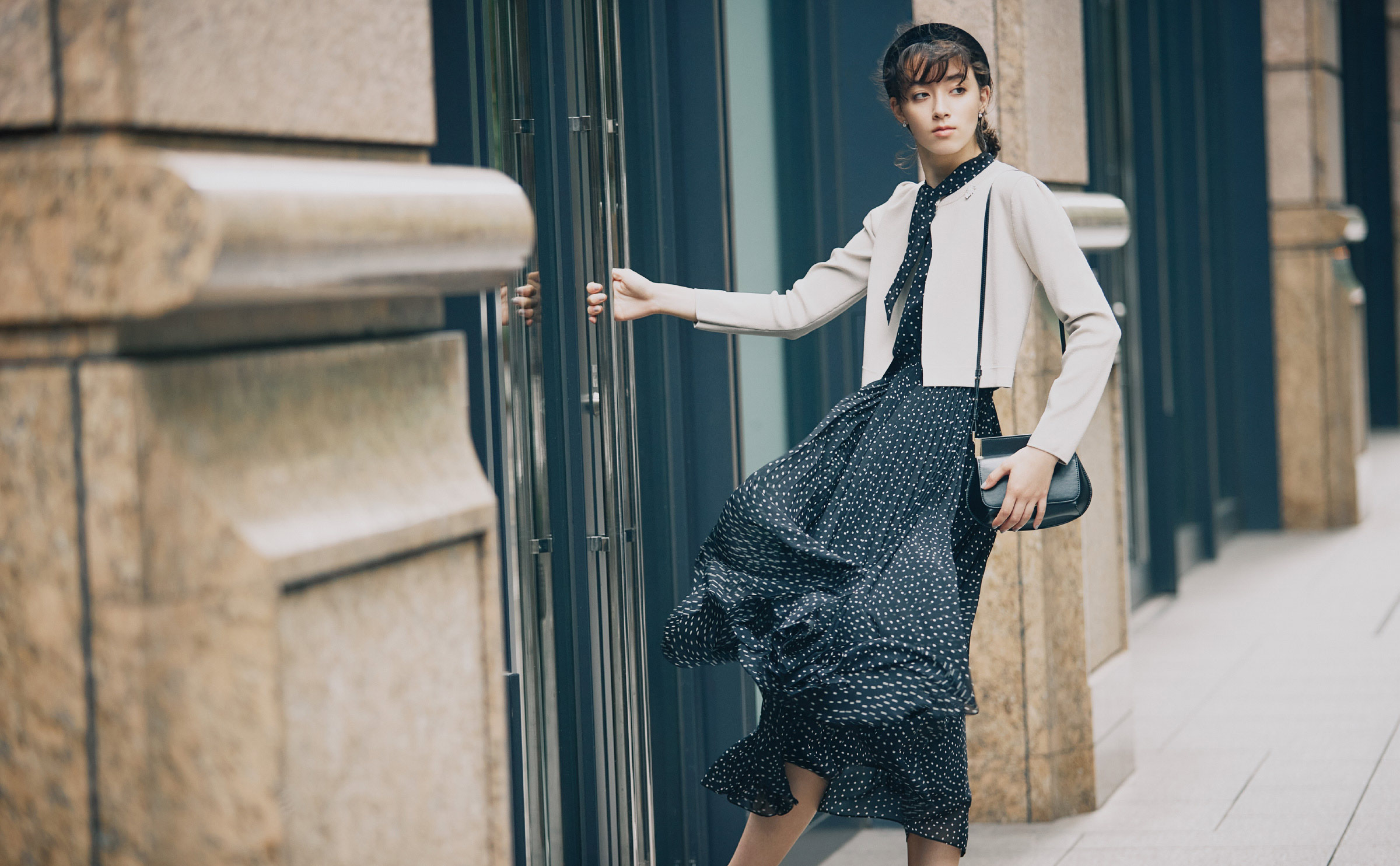 CELFORD セルフォード ボア フルジップ中綿ベスト、エッセンスウォーター ポンチセットアップfor Christel Takigawa(セットアップ