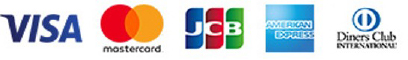 VISA、MASTER、JCB、AMEX